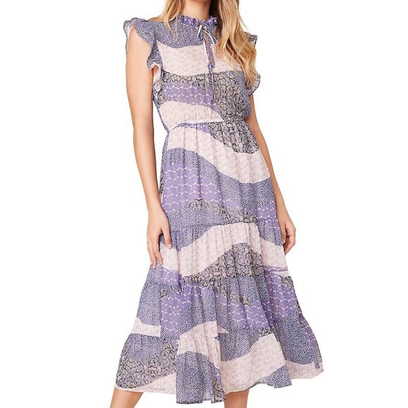 BB Dakota Chiffon Midi Dress - BRAND NEW - TAGS STILL ON - Picture 4 of 6